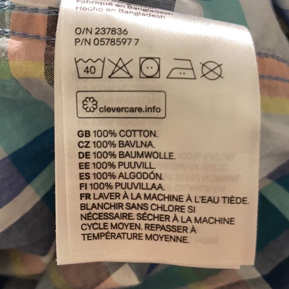 H&M Youth Boys Long Sleeved Button Down Shirt - Picture 4 of 4